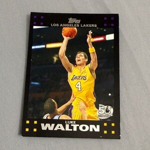 Topps Lakers Luke Walton Card